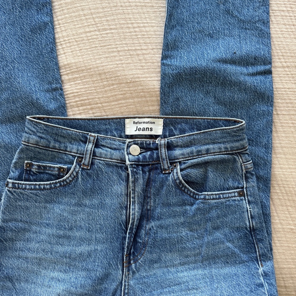 Reformation Straight Cynthia Jeans